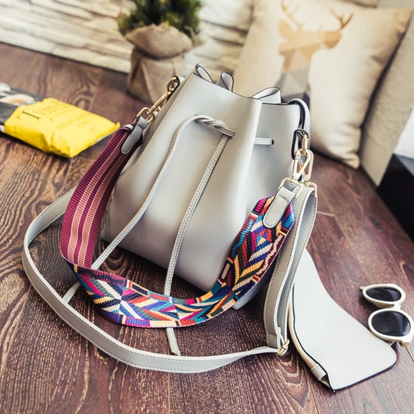 #NEW MARSEILLE Drawstring Bucket Bag - Picture 2 of 8